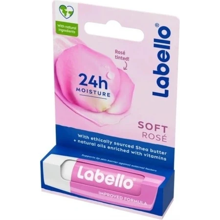 Labello SOFT ROSÉ 1×4.8 g, baume à lèvres