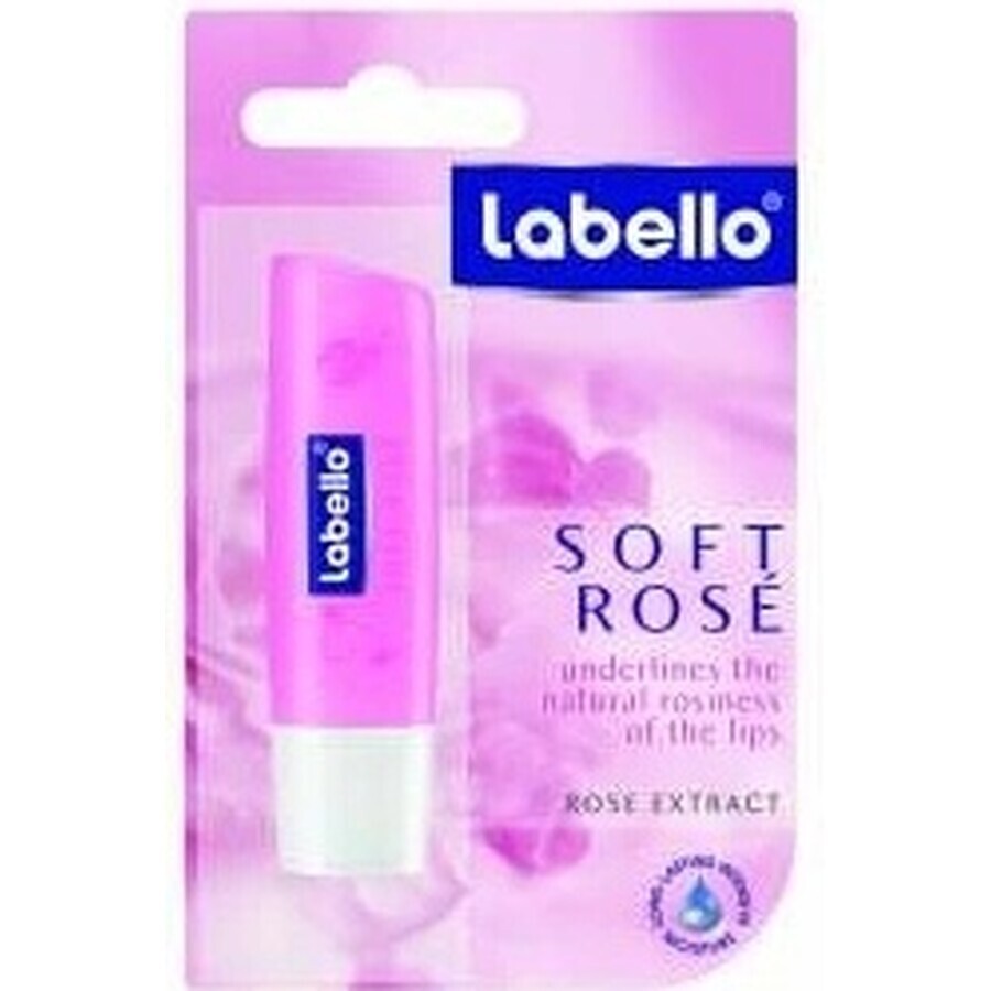 Labello SOFT ROSÉ 1×4,8 g, balsamo per labbra
