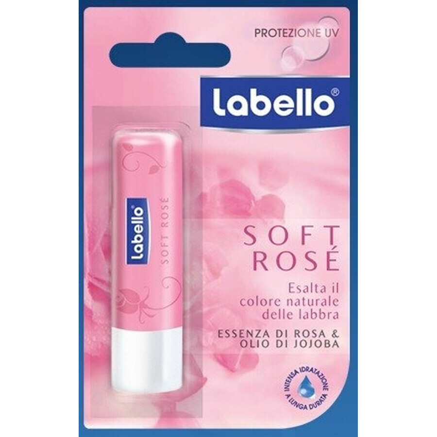 Labello SOFT ROSÉ 1×4,8 g, balsamo per labbra