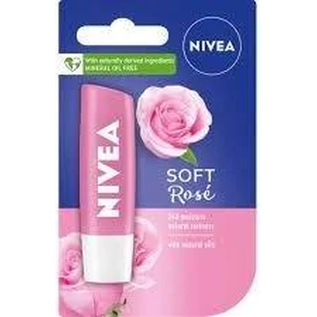 Labello SOFT ROSÉ 1×4.8 g, baume à lèvres