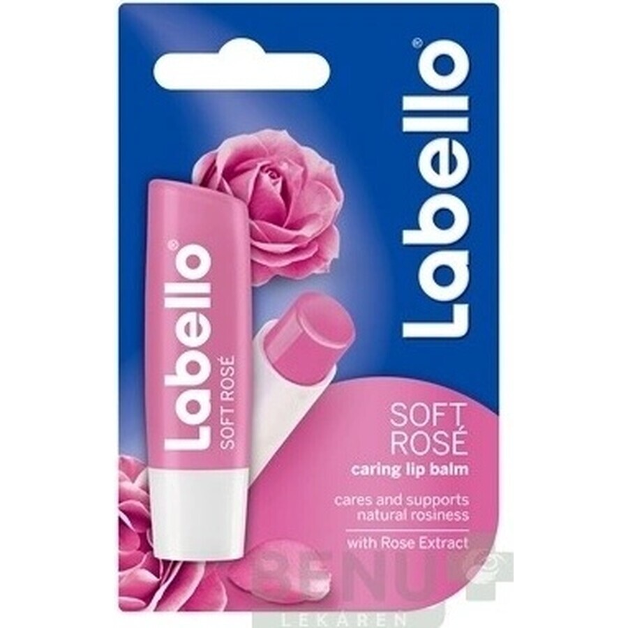 Labello SOFT ROSÉ 1×4,8 g, balsamo per labbra