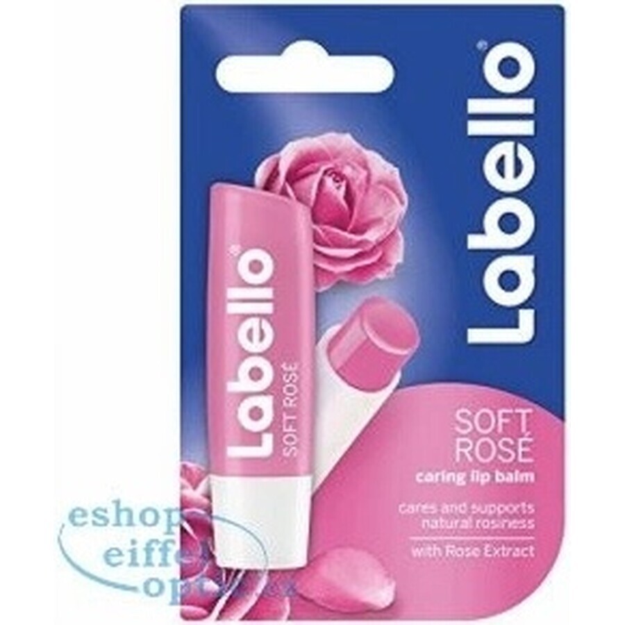 Labello SOFT ROSÉ 1×4,8 g, balsamo per labbra