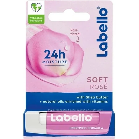 Labello SOFT ROSÉ 1×4.8 g, baume à lèvres