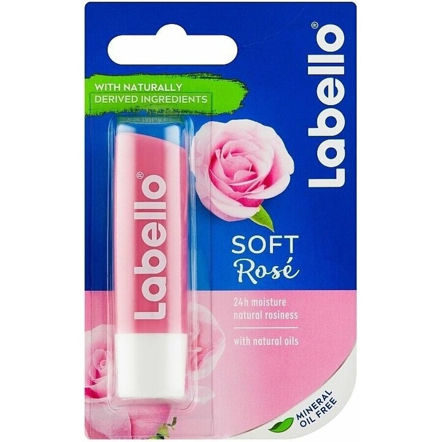 Labello SOFT ROSÉ 1×4,8 g, balsamo per labbra
