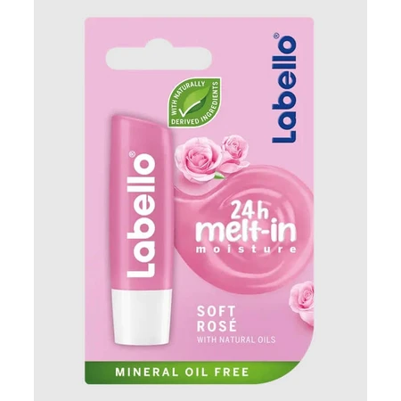Labello SOFT ROSÉ 1×4.8 g, baume à lèvres