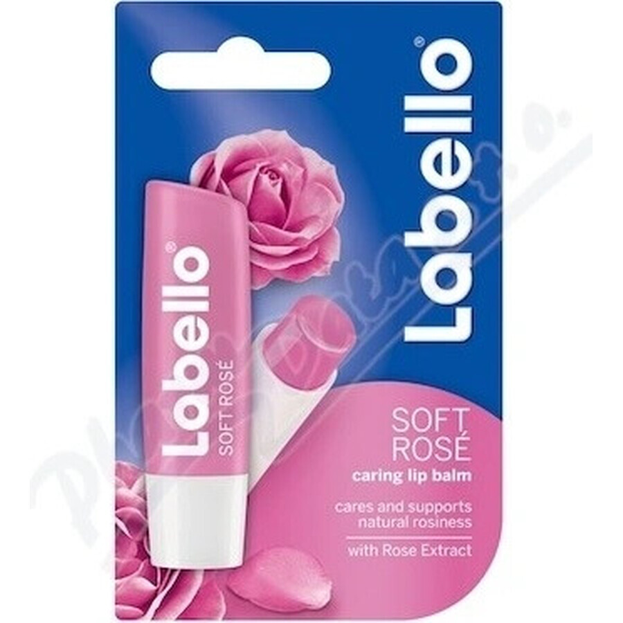 Labello SOFT ROSÉ 1×4,8 g, balsamo per labbra
