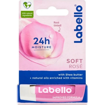 Labello SOFT ROSÉ 1×4.8 g, baume à lèvres