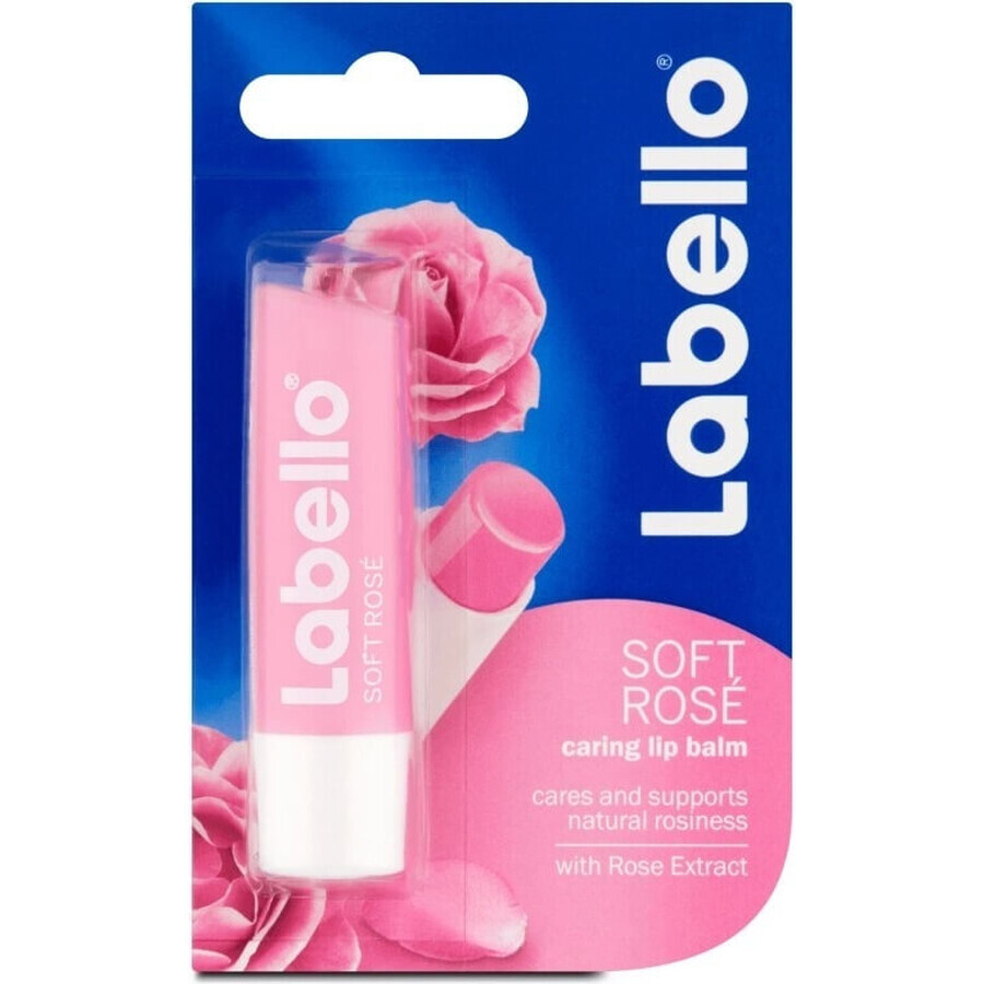Labello SOFT ROSÉ 1×4,8 g, balsamo per labbra
