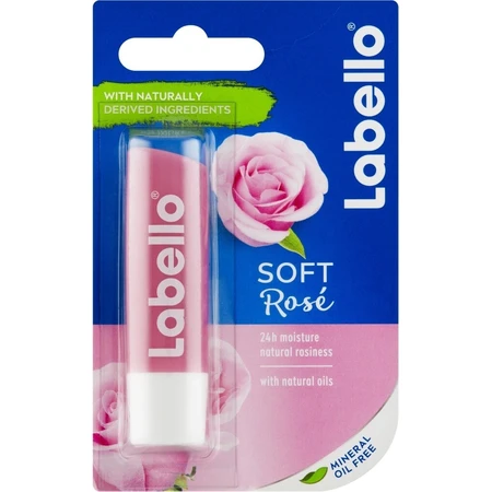 Labello SOFT ROSÉ 1×4.8 g, baume à lèvres
