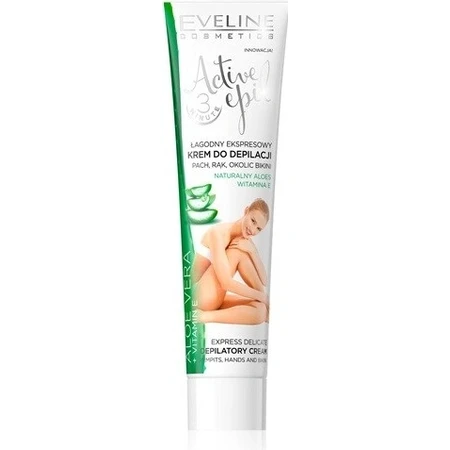 EVELINE ACTIVE EPIL ALOE VERA SENSITIVE SKIN 1×125 ml, ontharingscrème