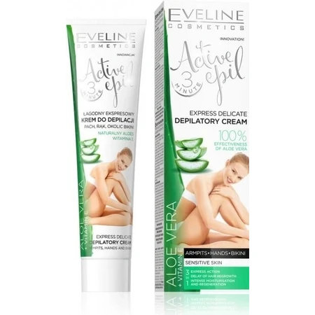 EVELINE ACTIVE EPIL ALOE VERA SENSITIVE SKIN 1×125 ml, ontharingscrème