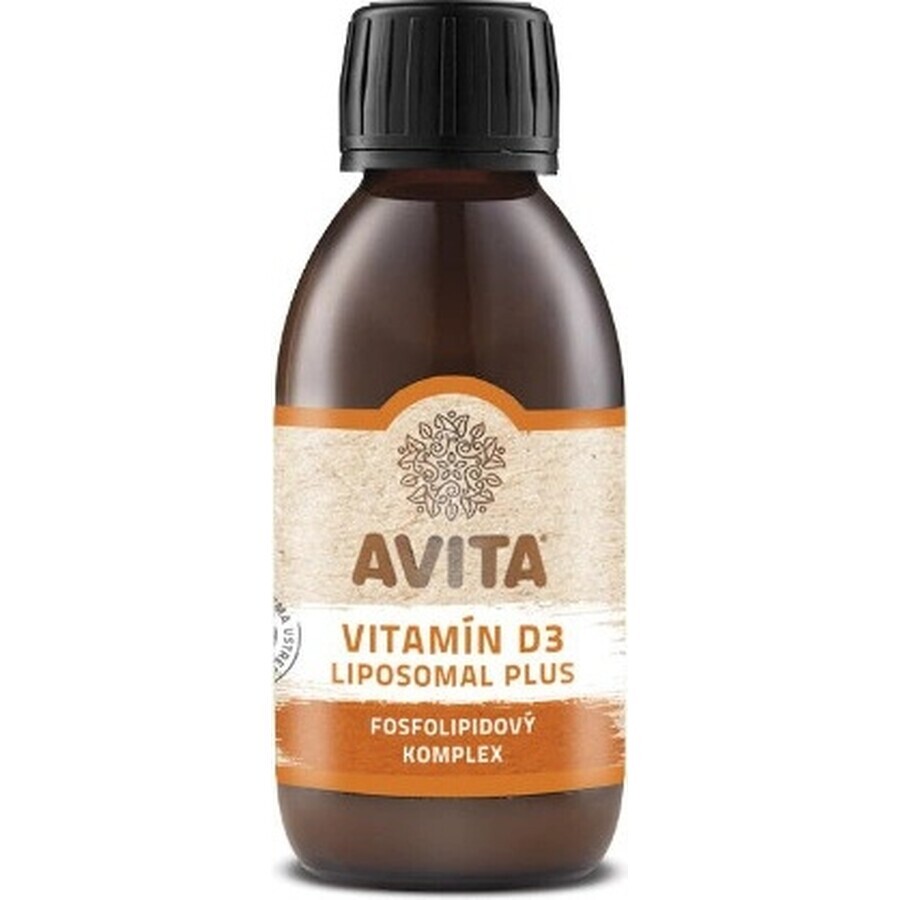 AVITA VITAMIN D3 LIPOSOMAL PLUS 1×200 ml, phospholipid complex