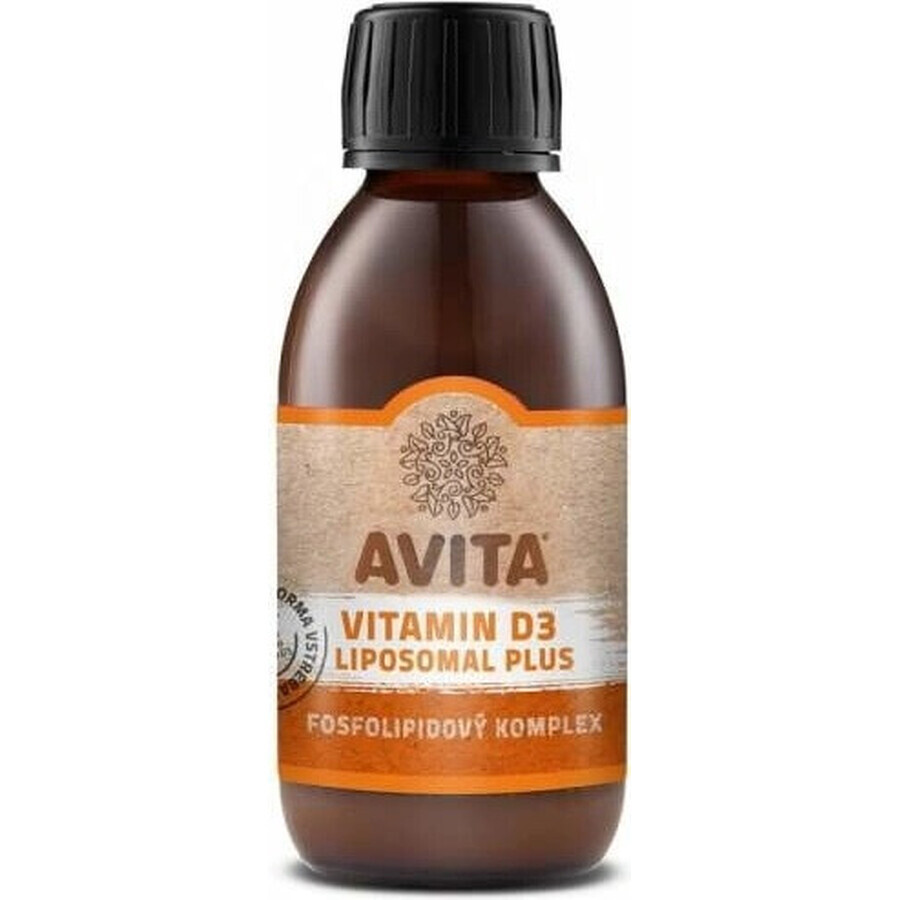 AVITA VITAMIN D3 LIPOSOMAL PLUS 1×200 ml, phospholipid complex