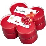Bolsius Aromatic 2.0 Tea Maxi 8st Granaatappel, geurkaarsen 1×8 stuks, geurkaars Bolsius Aromatic 2.0 Tea Maxi 8st Granaatappel, geurkaarsen 1×8 stuks, geurkaars