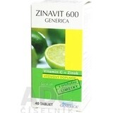 GENERICA Zinavit 600 cu aromă de lime 1×40 tbl, (vitamina C + Zinc)