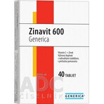 GENERICA Zinavit 600 con sabor a lima 1×40 tbl, (vitamina C + Zinc)