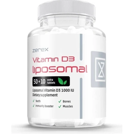 Zerex Vitamine D liposomaal 1000 IE 1×60 tbl, voedingssupplement