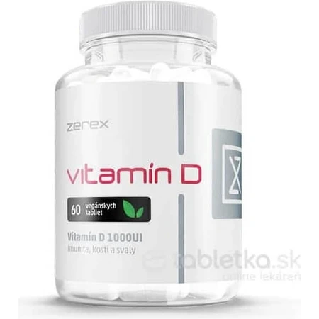 Zerex Vitamine D liposomaal 1000 IE 1×60 tbl, voedingssupplement