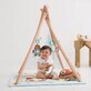 SKIP HOP Play Blanket 4 toys, Camping Cubs 0 m+ 1&#215;1, for little ones