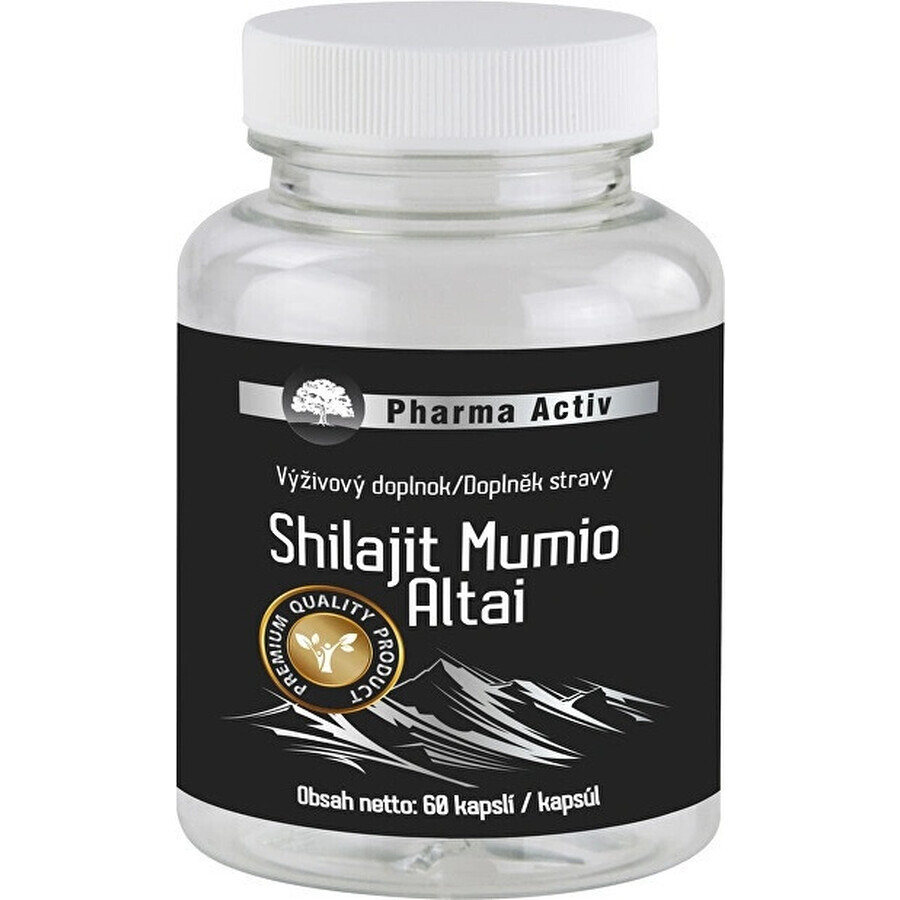 Pharma Activ Shilajit Mumio Altai 1×60 cps, food supplement