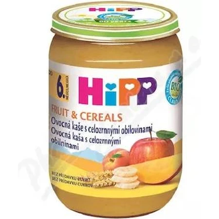HIPP BIO Vruchtenpap met volkoren granen 1×190 g, starter, 6m+