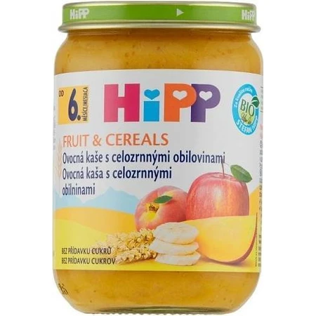HIPP BIO Vruchtenpap met volkoren granen 1×190 g, starter, 6m+