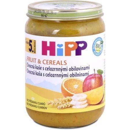 HIPP BIO Vruchtenpap met volkoren granen 1×190 g, starter, 6m+