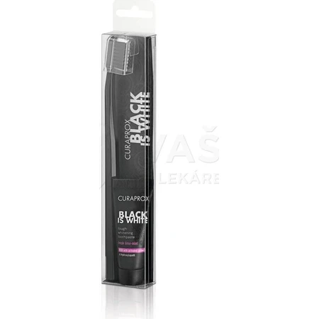 CURAPROX Black is White Light-Pack 1×1 set, pasta dentífrica 8 ml + cepillo dental CS 5460 1 ud.