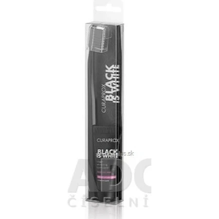 CURAPROX Black is White Light-Pack 1×1 set, pasta dentífrica 8 ml + cepillo dental CS 5460 1 ud.