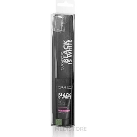 CURAPROX Black is White Light-Pack 1×1 set, pasta dentífrica 8 ml + cepillo dental CS 5460 1 ud.