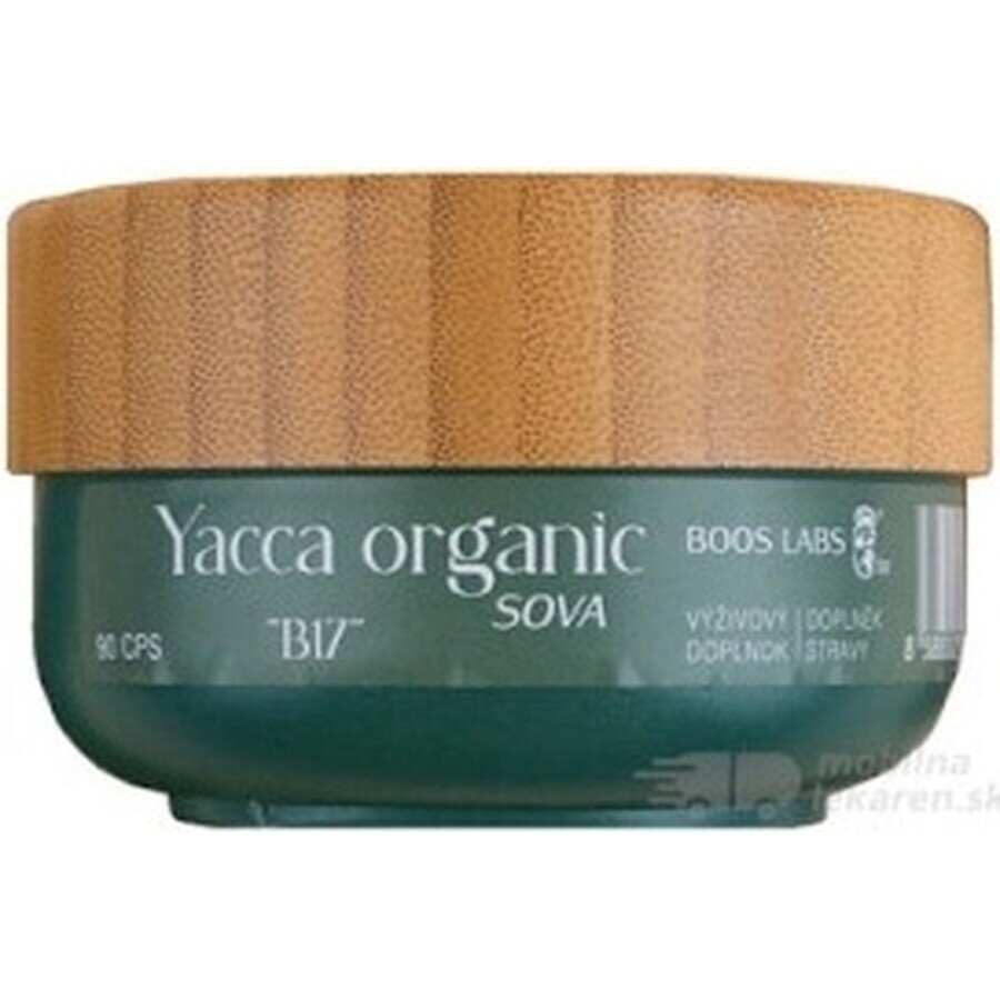 Yacca organic SOVA B17 1×90cps, supliment alimentar