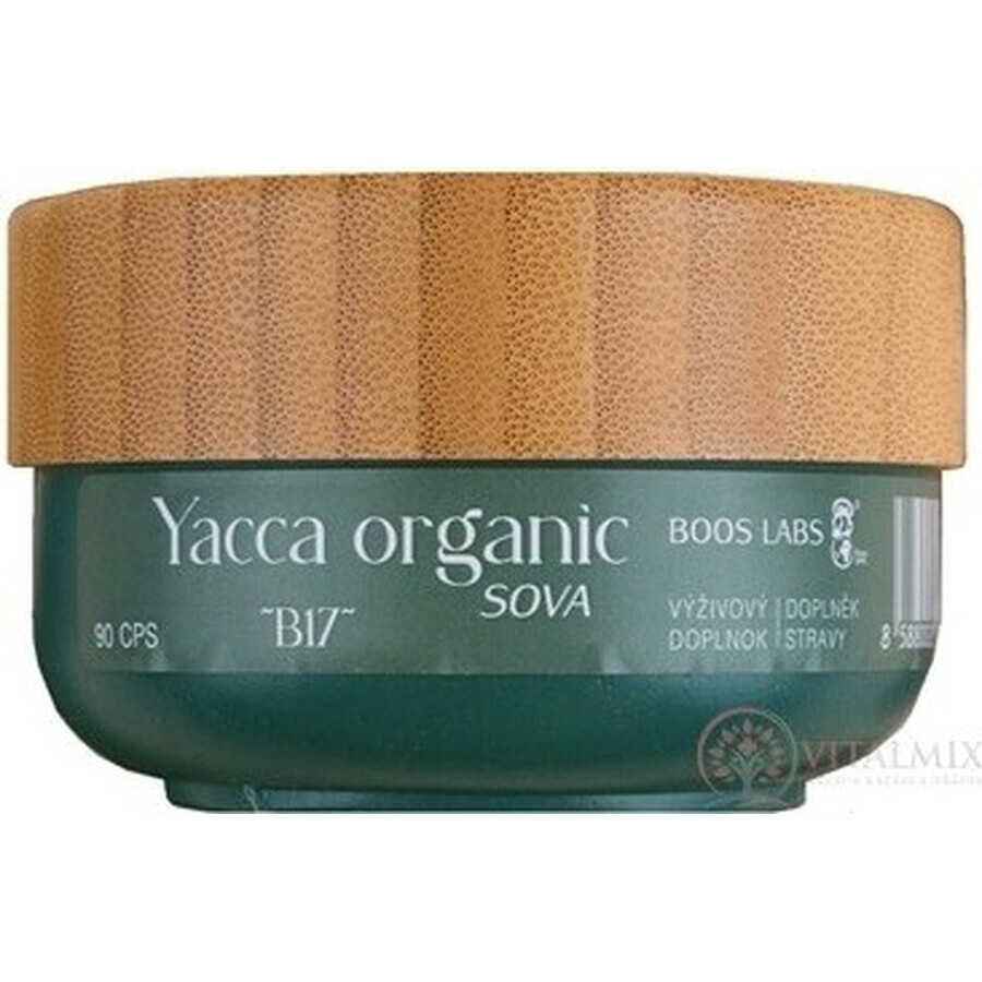 Yacca organic SOVA B17 1×90cps, supliment alimentar