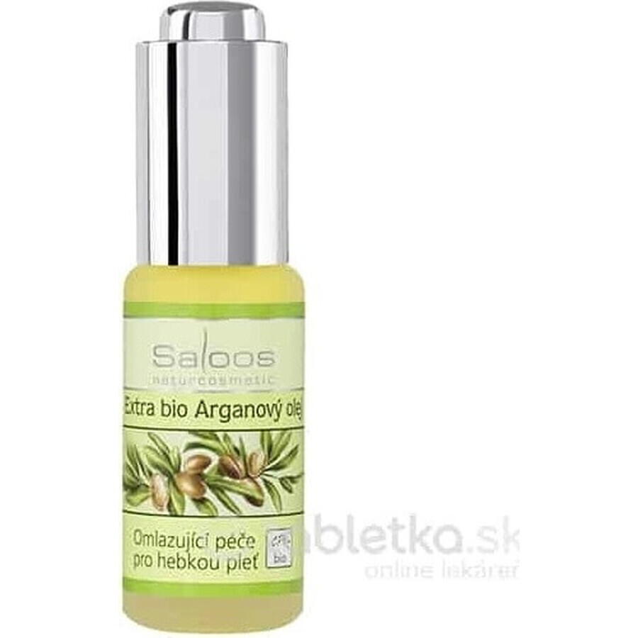 Saloos ACEITE DE ARGAN BIO 1×20 ml, aceite para las arrugas