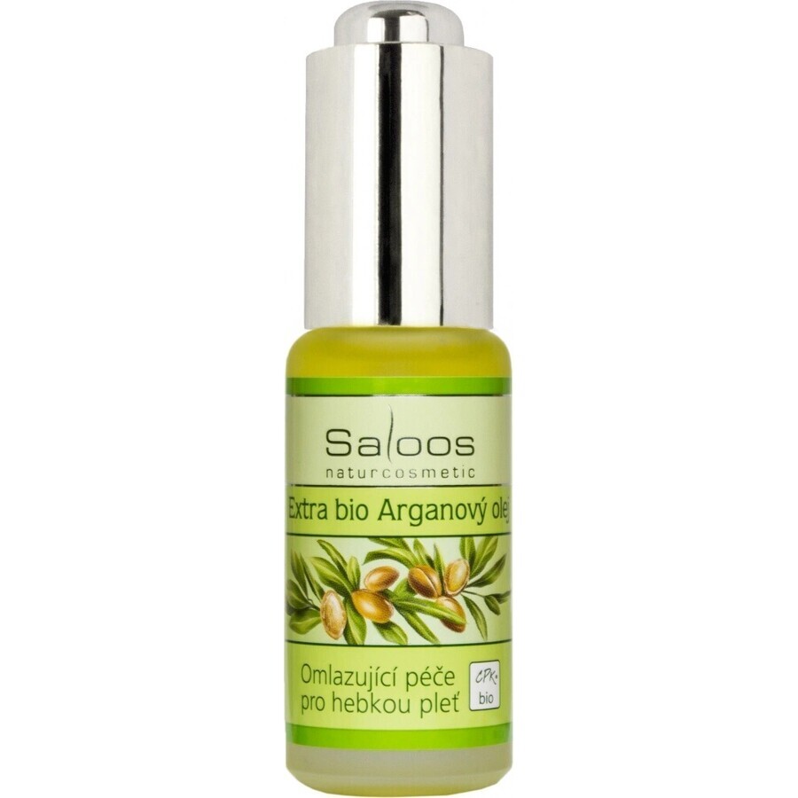 Saloos ACEITE DE ARGAN BIO 1×20 ml, aceite para las arrugas