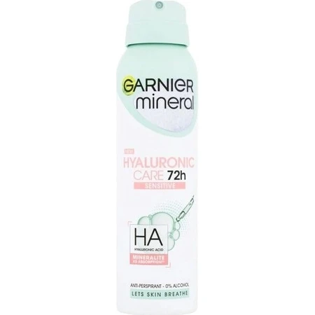 Garnier Mineral Hyaluronic Ultra Care Spray 1×150 ml, antitranspirante