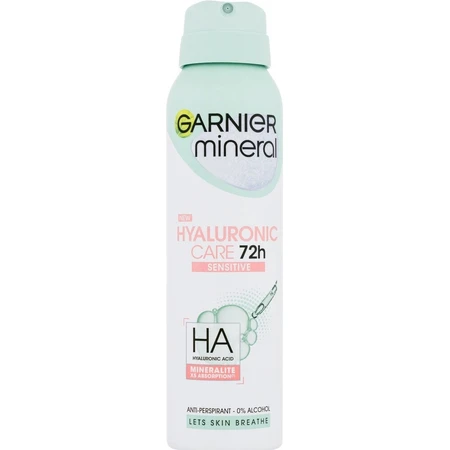 Garnier Mineral Hyaluronic Ultra Care Spray 1×150 ml, antitranspirante
