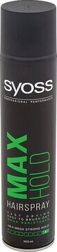 Syoss Max Hold Hairspray 1&#215;300 ml, hairspray