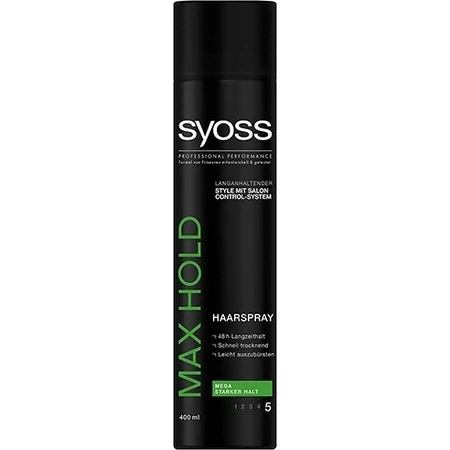 Syoss Max Hold Haarspray 1×300 ml, Haarspray