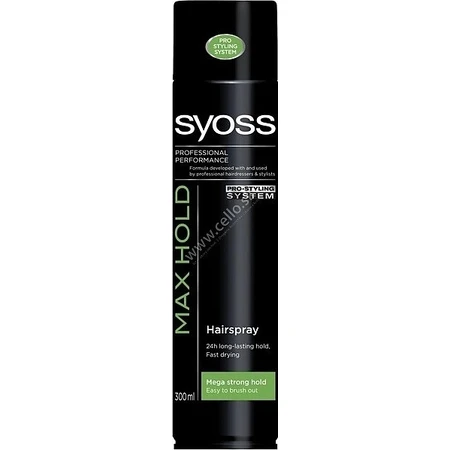 Syoss Max Hold Haarspray 1×300 ml, Haarspray