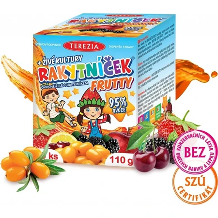 TEREZIA CANCER FRUTTY + cultivos vivos 1×60 uds, suplemento nutricional para niños