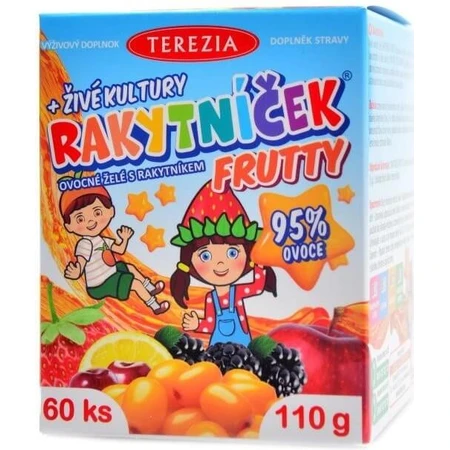 TEREZIA CANCER FRUTTY + cultivos vivos 1×60 uds, suplemento nutricional para niños