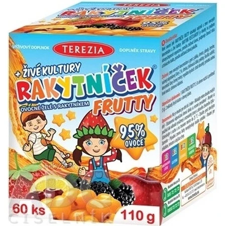 TEREZIA CANCER FRUTTY + cultivos vivos 1×60 uds, suplemento nutricional para niños