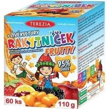 TEREZIA CANCER FRUTTY + cultivos vivos 1×60 uds, suplemento nutricional para niños