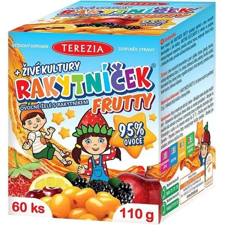 TEREZIA CANCER FRUTTY + cultivos vivos 1×60 uds, suplemento nutricional para niños