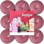Candele profumate Bolsius Tea Pod 1×18 pz, candele rosse Candele profumate Bolsius Tea Pod 1×18 pz, candele rosse