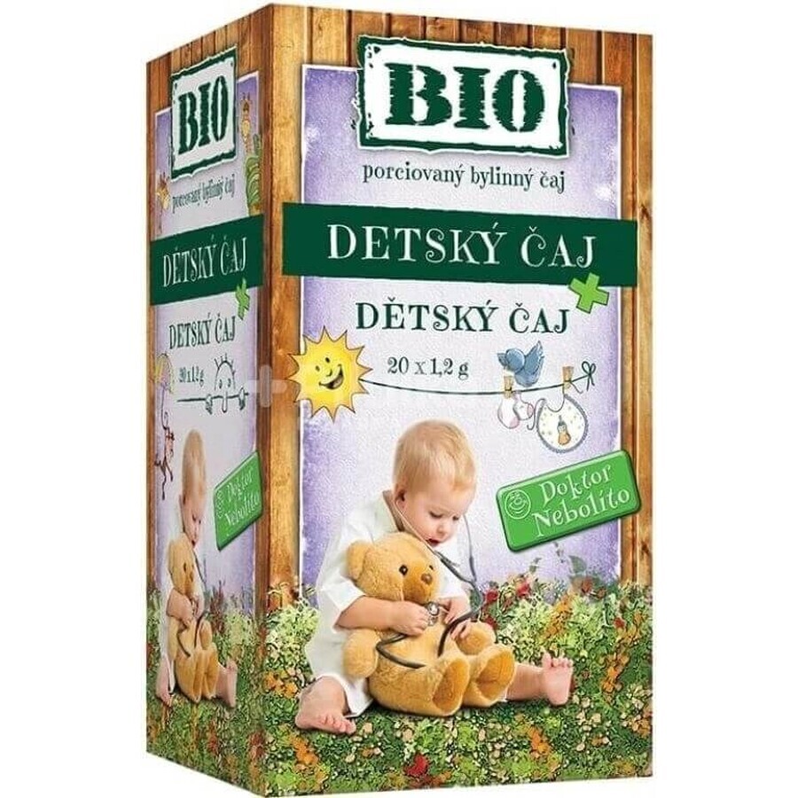 HERBEX ORGANIC ceai pentru copii Dr.Nebolito 20×1,2 g, ceai de plante