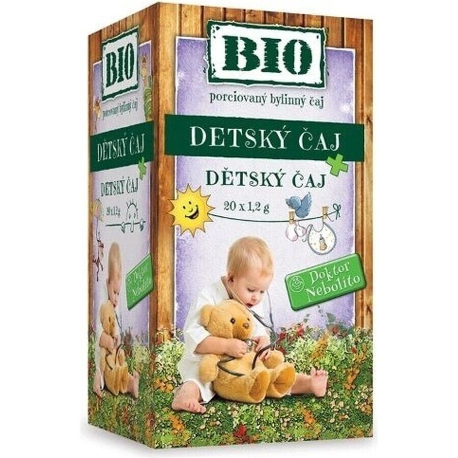HERBEX ORGANIC ceai pentru copii Dr.Nebolito 20×1,2 g, ceai de plante