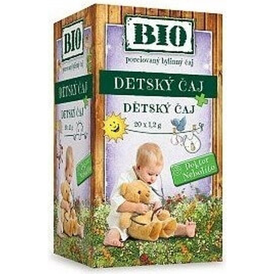 HERBEX ORGANIC ceai pentru copii Dr.Nebolito 20×1,2 g, ceai de plante