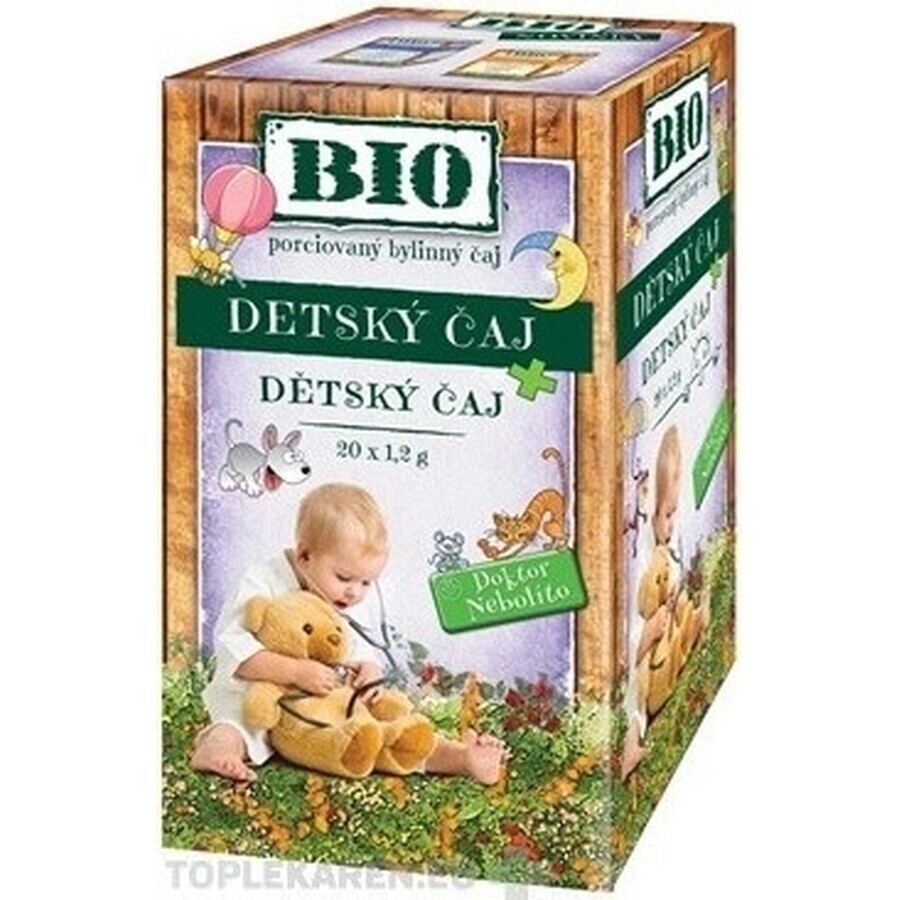 HERBEX ORGANIC ceai pentru copii Dr.Nebolito 20×1,2 g, ceai de plante