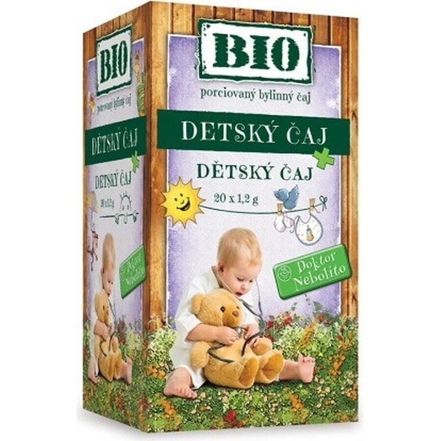 HERBEX ORGANIC ceai pentru copii Dr.Nebolito 20×1,2 g, ceai de plante
